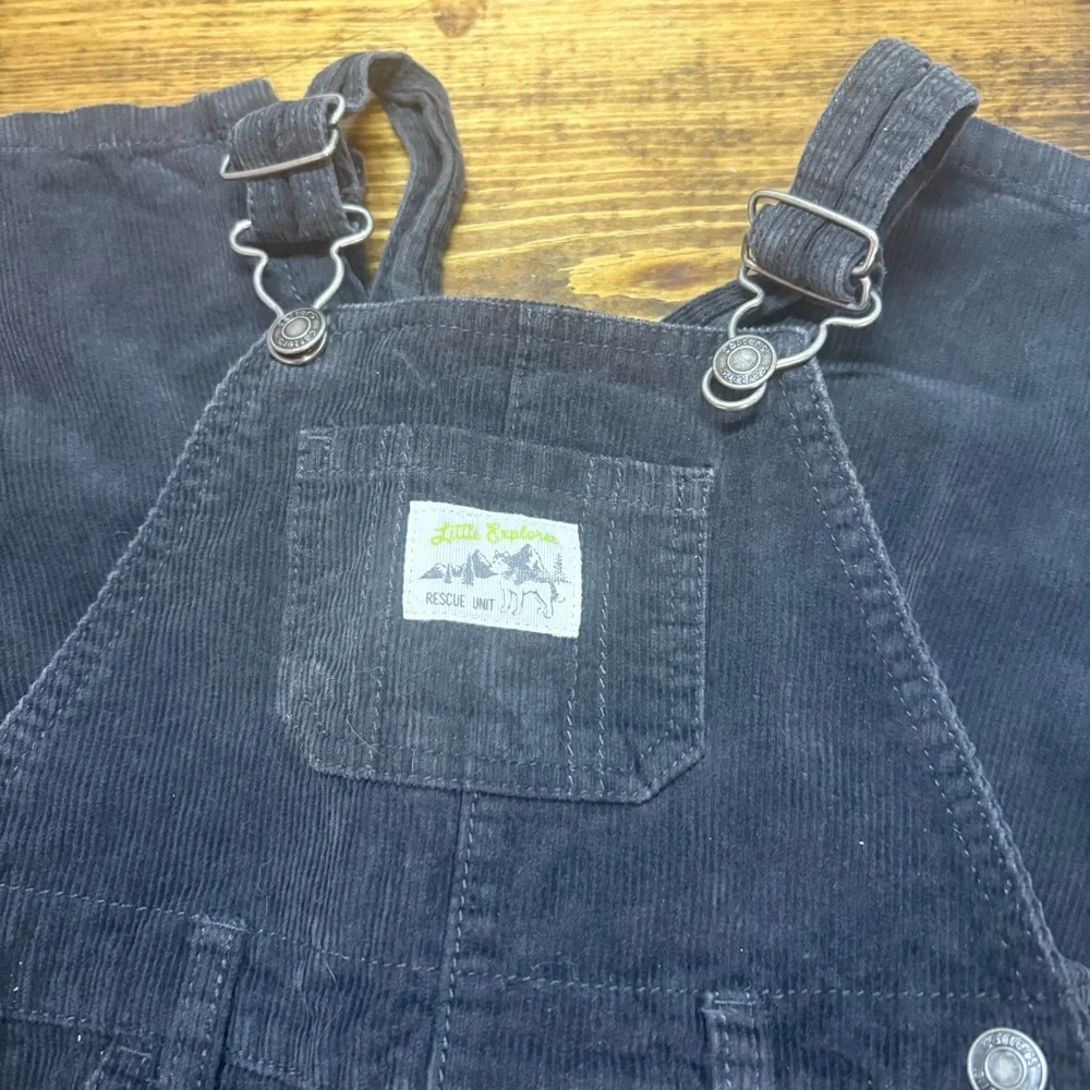 Carters‎ Gray Corduroy Overalls Size 18 Months